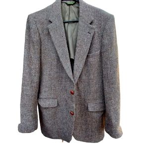 Harris tweed handwoven 100% pure scottish wool blazer/ jacket unisex